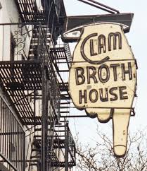 Sign for Calm Broth House