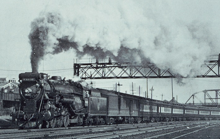 vintage image old train