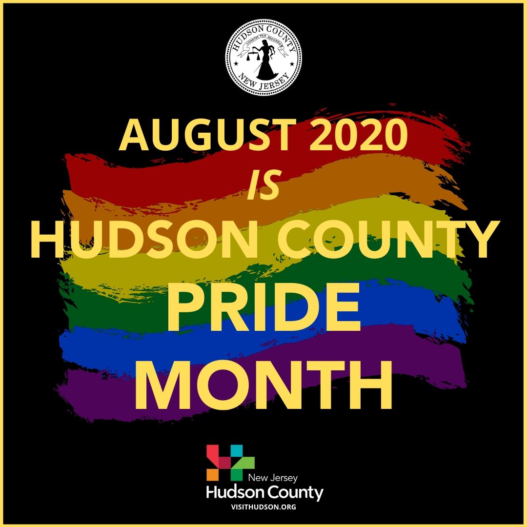 August 2020 is Hudson County Pride Month social square