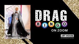 social flyer Drag Bingo on Zoom