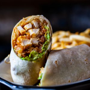 grilled chicken wrap