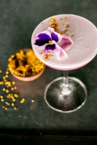 pink cocktail at Lokal Eatery and bar