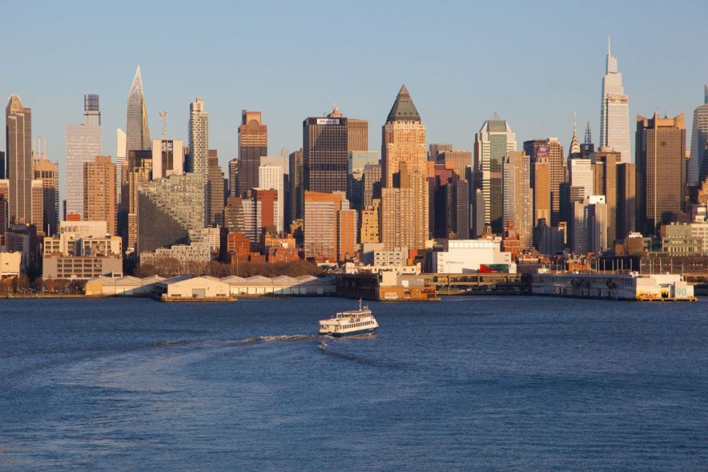 Weehawken Riverfront View of NYC