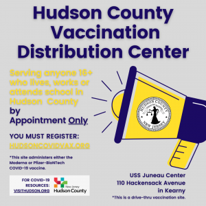 Hudson County Vaccination Distribution