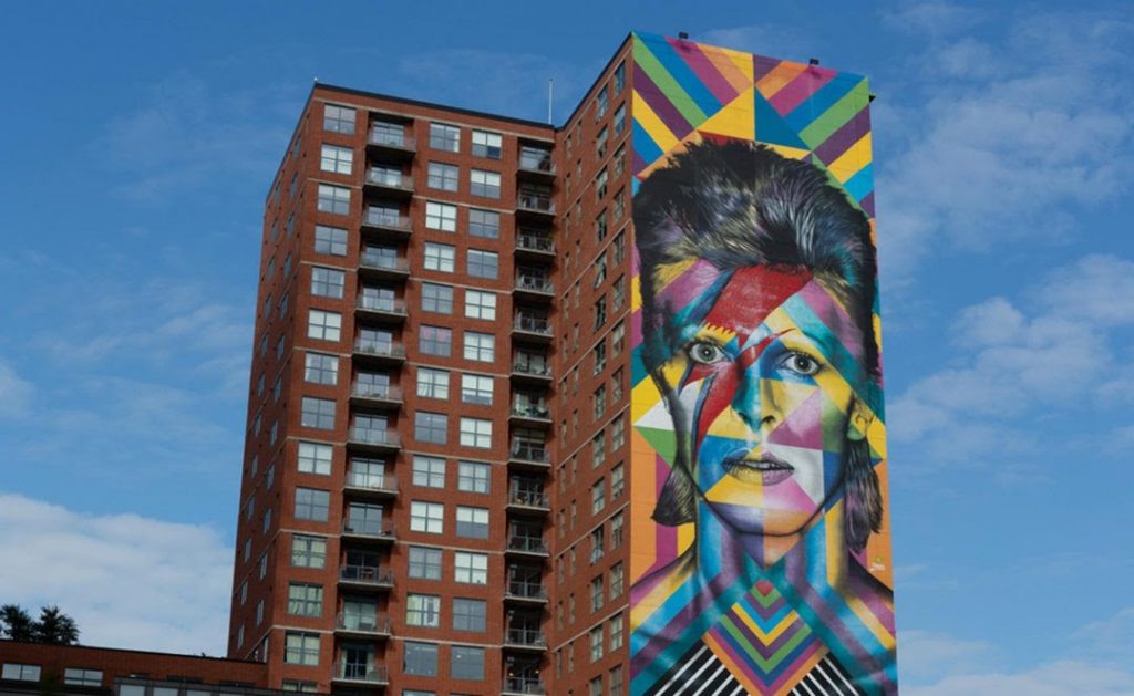 Jersey City David Bowie mural art