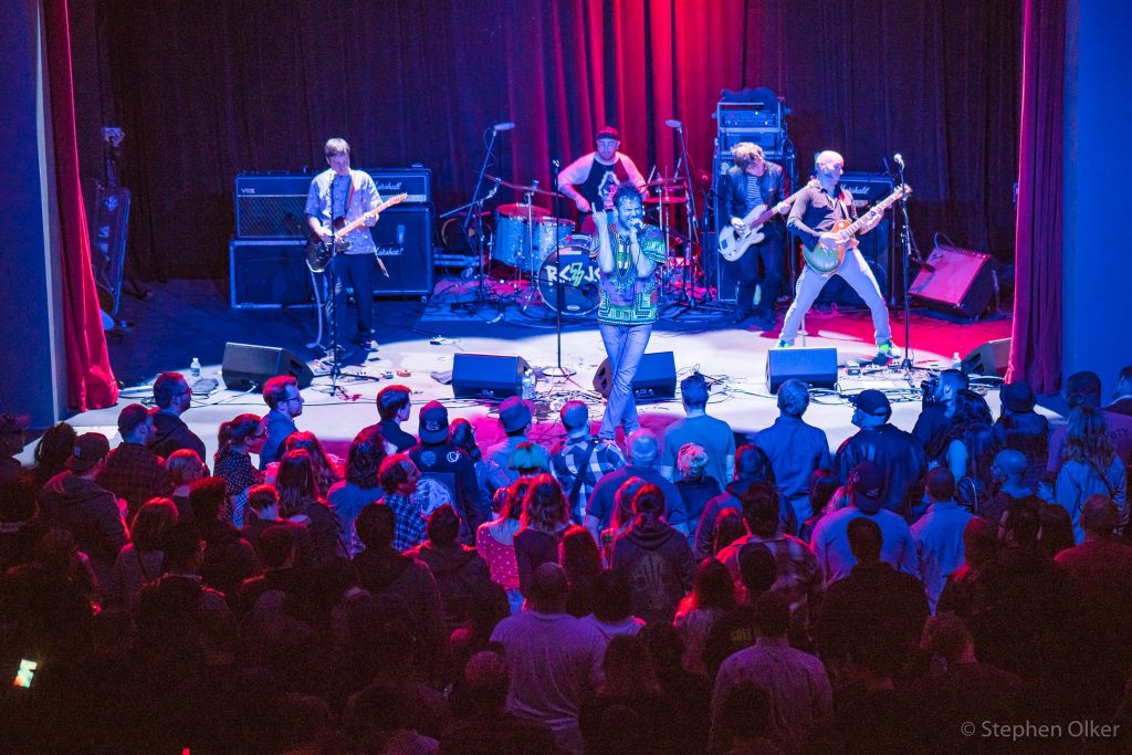 band performing at White Eagle Hall 