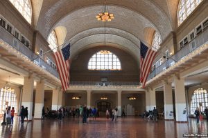 Ellis Island immigration museum interior