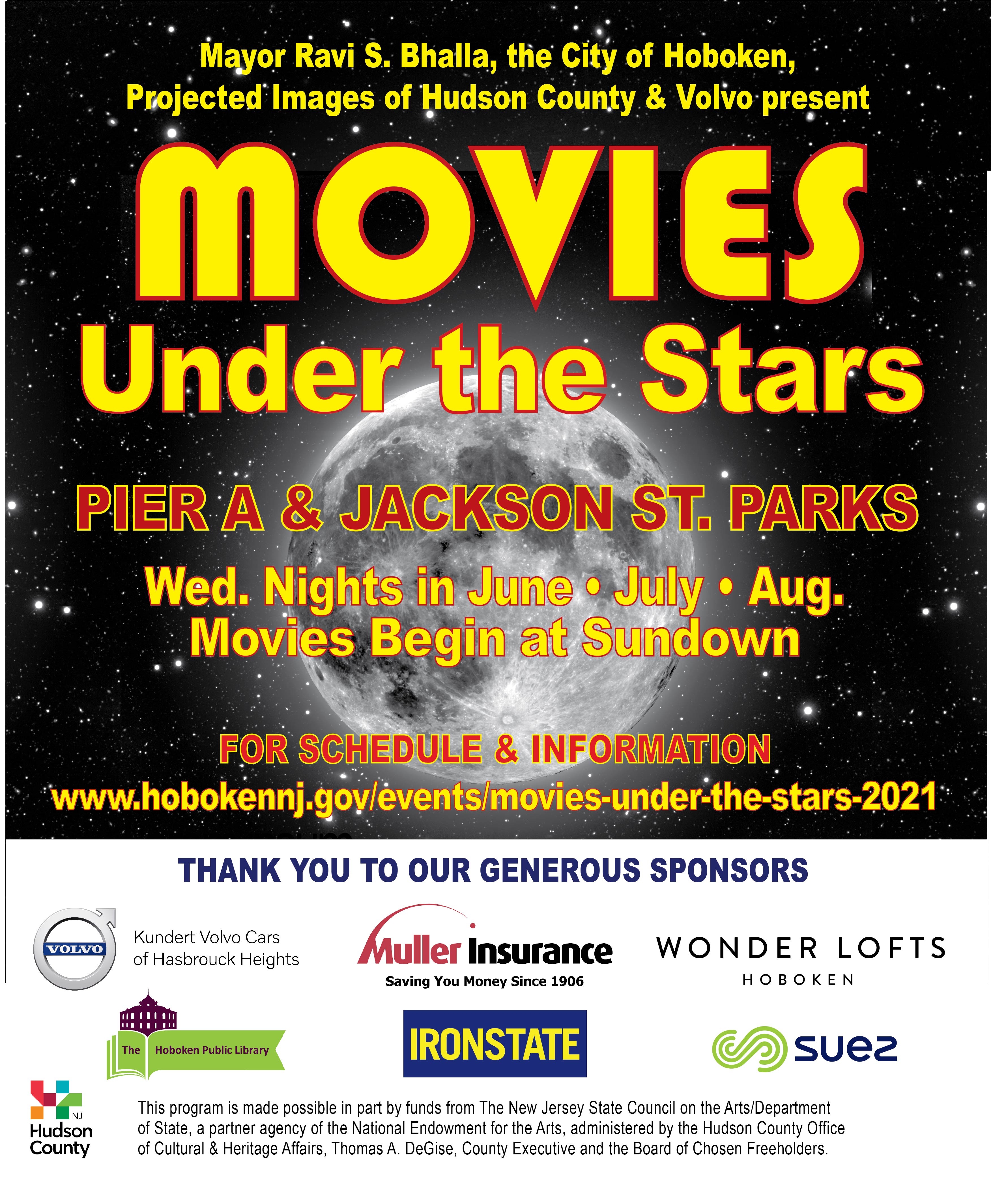 Movies Under the Stars The Lion King Hudson County