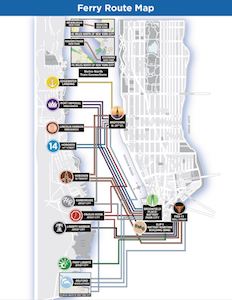 Hudson Ferry Map