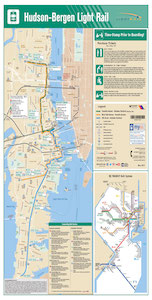 Hudson-Bergen Light Rail Map