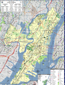 Hudson County NJ Map
