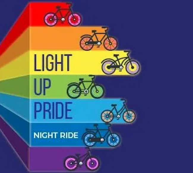 light up pride night ride