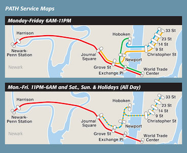 PATH Route Maps