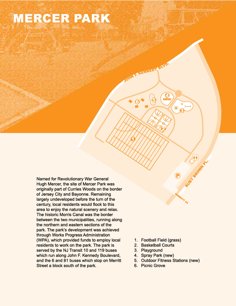 Mercer Park map