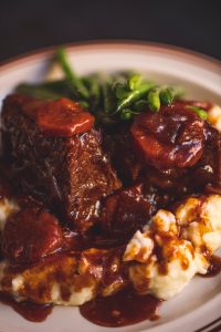 red wine braised brisket