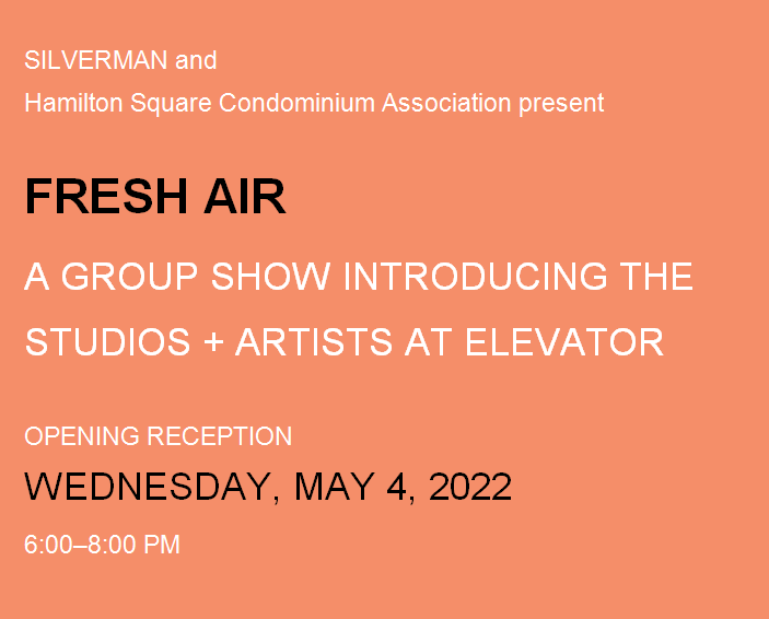 Flyer for Fresh Air art shoe on Wednesday, May 4th 2022