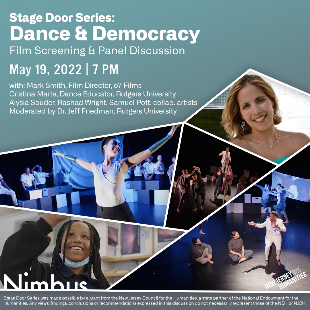 Flyer for Stage Door Series: Dance and Democracy
