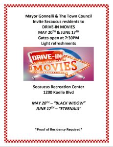 Secaucus Drive In Movies Flyer