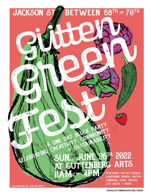 flyer for guttengreen fest