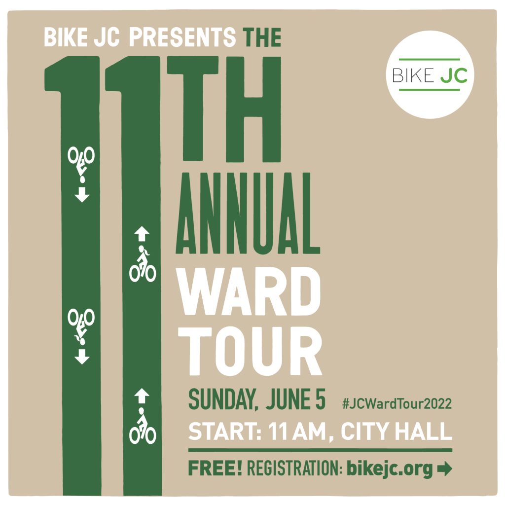 Bike JC Presents the 11th Annual Ward Tour; Sunday June 5th at 11am City Hall