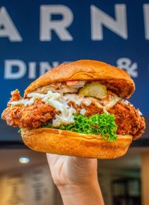 Fried chicken sandwich