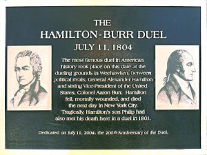 Hamilton dueling grounds on sale