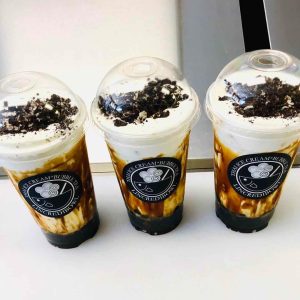 3 cups of brown sugar bubble tea