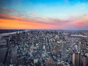 View of New York City from the Freedom Tower