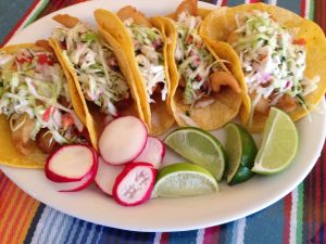 Plate of 5 tacos