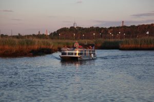 boat on the Hackensack river watershed