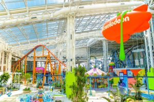 Nickelodeon Universe theme park in American Dream