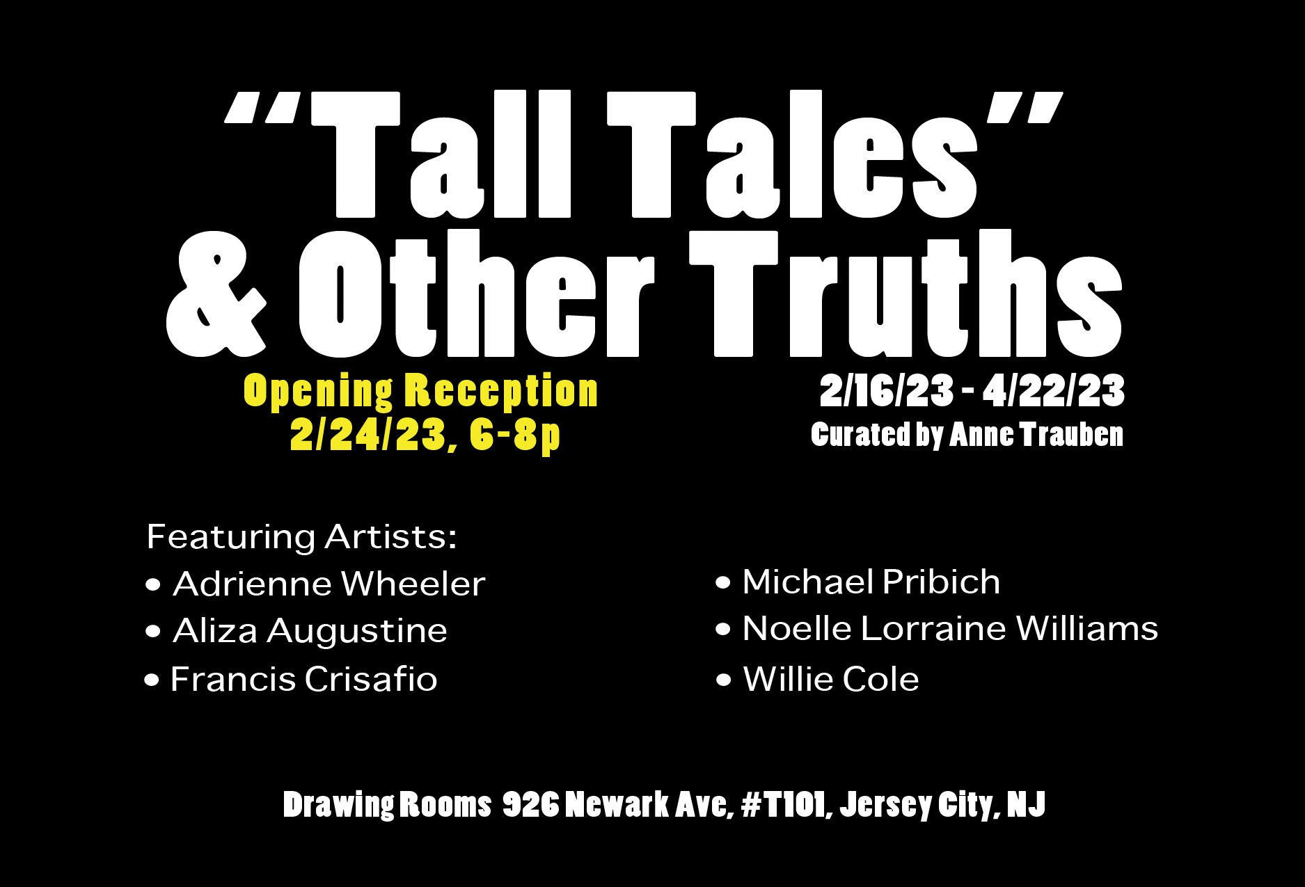 "Tall Tales" and Other Truths flyer