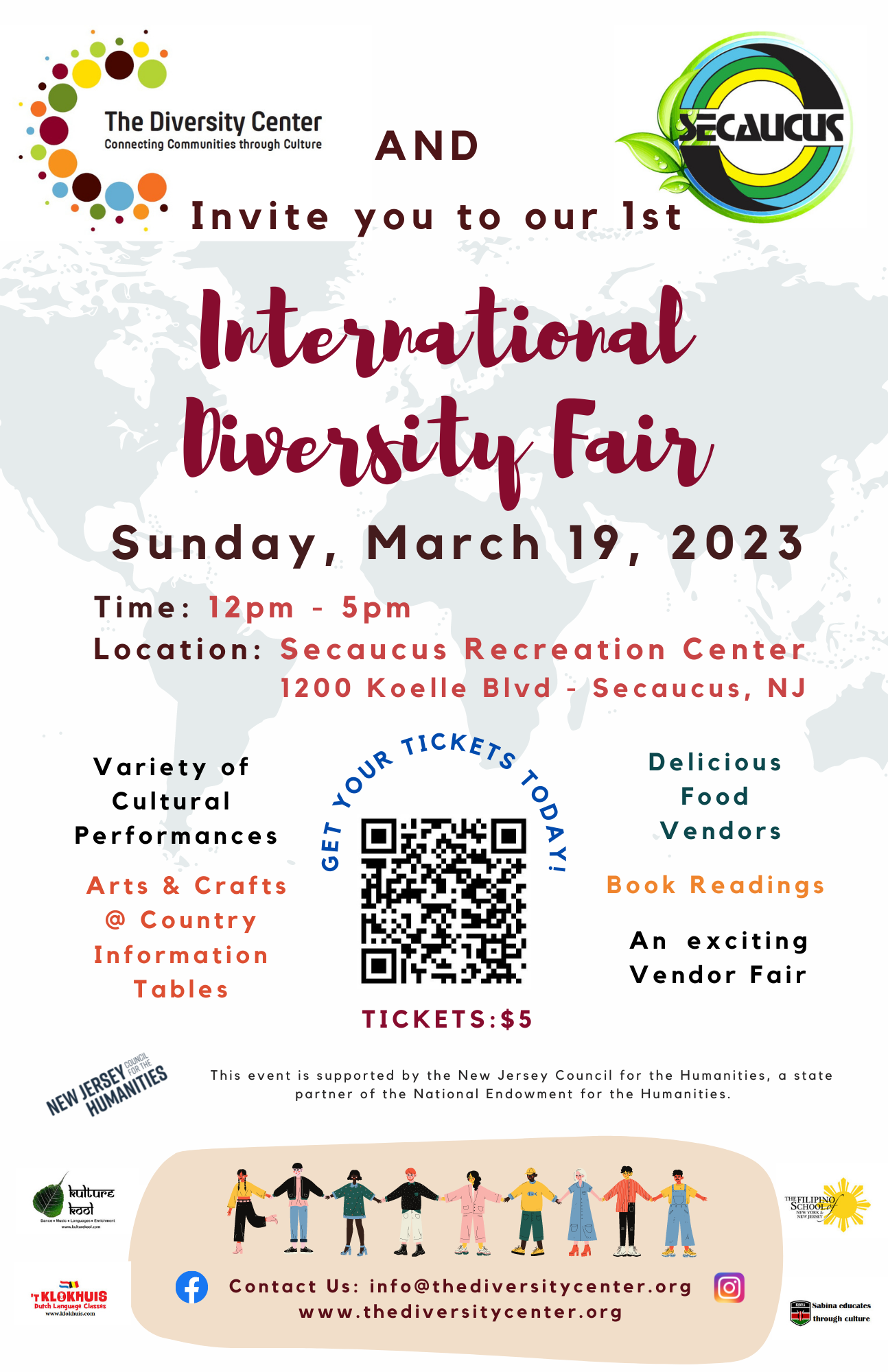 International Diversity Fair, Sunday March 19th, 2023
