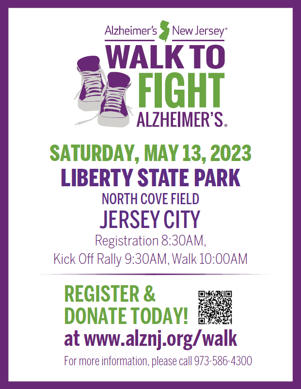 Walk to Fight Alzheimers flyer