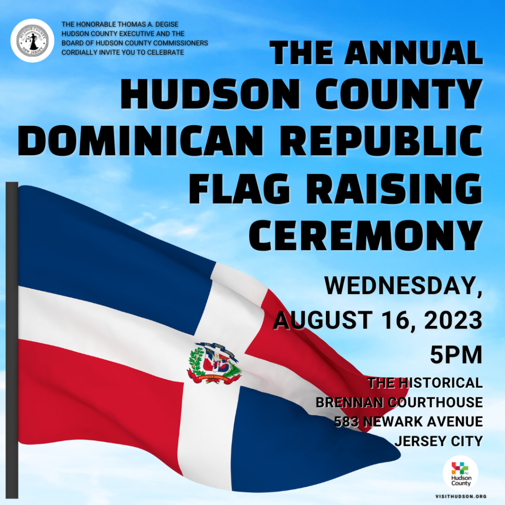 the annual hudson county dominican republic flag raising ceremony